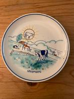 Antiek bordje  grasmaand,1937 N.V.Paul C.Kaiser, Antiek en Kunst, Ophalen of Verzenden