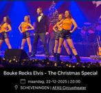 Bouke rocks Elvis Kerstspecial in Scheveningen 4 tickets, Tickets en Kaartjes, Drie personen of meer, December