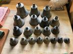 Oude koperen bellen, 20 stuks, Antiek en Kunst, Antiek | Koper en Brons, Ophalen of Verzenden