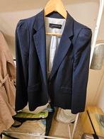 Zara, maat L, donkerblauwe blazer, gestreepte voering, maat, Ophalen of Verzenden, Gedragen, Blauw