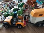 Playmobil manege auto aanhanger lampen etc etc, Gebruikt, Ophalen of Verzenden, Los playmobil