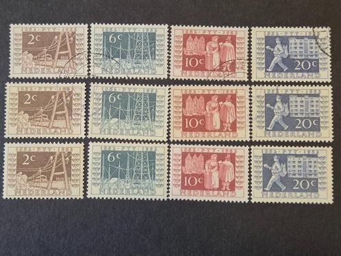Nederland 3x "ITEP" (NVPH 592 t/m 595) 1952 incl. Postfris, Postzegels en Munten, Postzegels | Nederland, Postfris, Na 1940, Ophalen of Verzenden