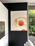 Gebakken ei voor aan de muur 90x110 cm (Canvas), Huis en Inrichting, Ophalen