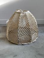 Vintage gehaakte lampenkap, Huis en Inrichting, Lampen | Lampenkappen, Gebruikt, 25 tot 50 cm, Wit, Rond