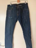 Nudie Jeans 33/32 Model Thin Finn, Ophalen of Verzenden, Zo goed als nieuw, Blauw, W33 - W34 (confectie 48/50)