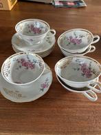 6 Thee Kop en Schotel Set, Ophalen, Gebruikt, Overige stijlen, Kop(pen) en/of Schotel(s)