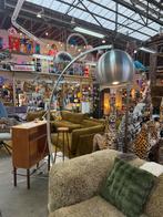 Retro vintage space age booglamp, Huis en Inrichting, Ophalen, Zo goed als nieuw, E27 (groot), Led-lamp