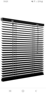 Horizontale jaloezie aluminium zwart 25mm 160x180cm, Nieuw, Ophalen of Verzenden, Zwart