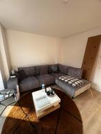 Lichtgrijze hoekbank met lounge - Zo goed als nieuw!, Huis en Inrichting, Banken | Bankstellen, Hoekbank, 300 cm of meer, Ophalen of Verzenden