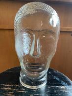 Vintage glazen mannequin hoofd, Verzamelen, Retro, Ophalen of Verzenden, Huis en Inrichting