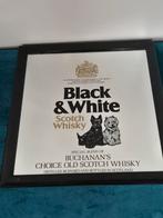 Reclamespiegel Black & White Scotch Whisky, Antiek en Kunst, Antiek | Spiegels, Ophalen of Verzenden, Rechthoekig, Minder dan 50 cm