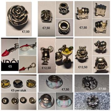 Bedels zilver AFGEPRIJSD KLEINE PRIJSJES! ook pandora beschikbaar voor biedingen