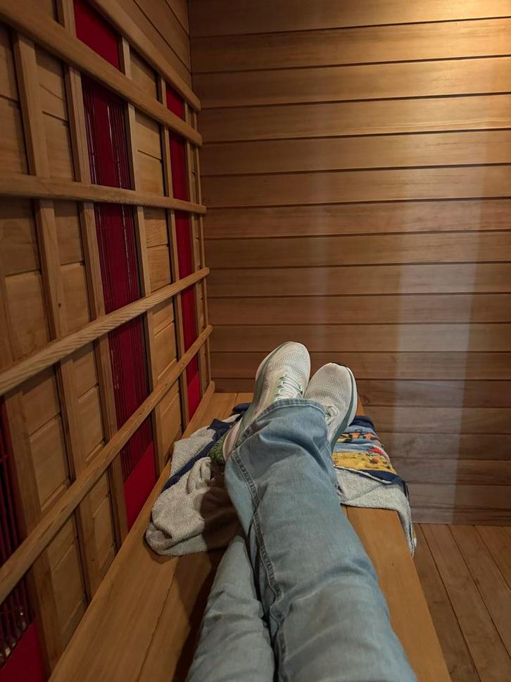 Complete Infrarood Sauna, Sport en Fitness, Sauna, Gebruikt, Complete sauna, Infrarood, Ophalen