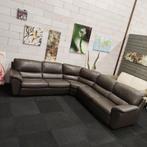Nette hoekbank | Chateau d'Ax | 275x275 | Echt leder | Bank, 250 tot 300 cm, Hoekbank, Leer, Zo goed als nieuw