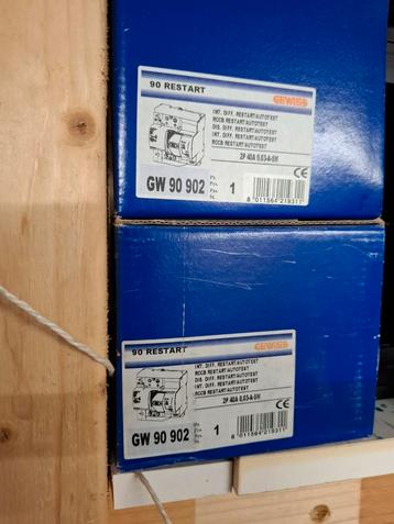 gewiss 90 restart aardlekschakelaar  beschikbaar voor biedingen