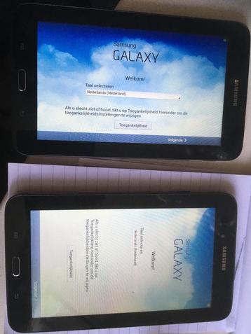 2 x Tablet Samsung Galaxy Tab 3 Lite SM-T110 zie foto's beschikbaar voor biedingen