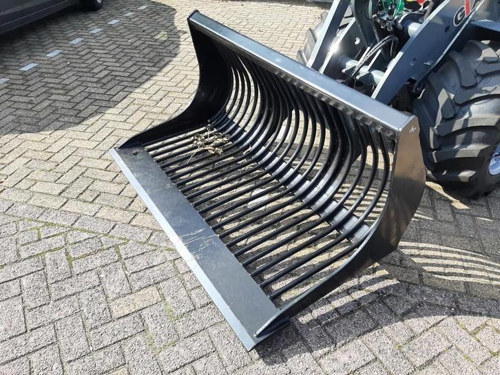 Puinriek / Puinbak 1,60m GiANT shovel snelwissel aansluiting, Zakelijke goederen, Machines en Bouw | Kranen en Graafmachines, Wiellader of Shovel