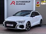 Audi A3 Sportback 45 TFSI e S edition Competition Pano/B&O/M, Auto's, Audi, 12 maanden, Gebruikt, 4 cilinders, Wit