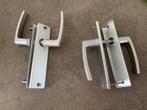 2x deurkruk set aluminium, Ophalen of Verzenden, Gebruikt, Overige materialen, Klink of Kruk