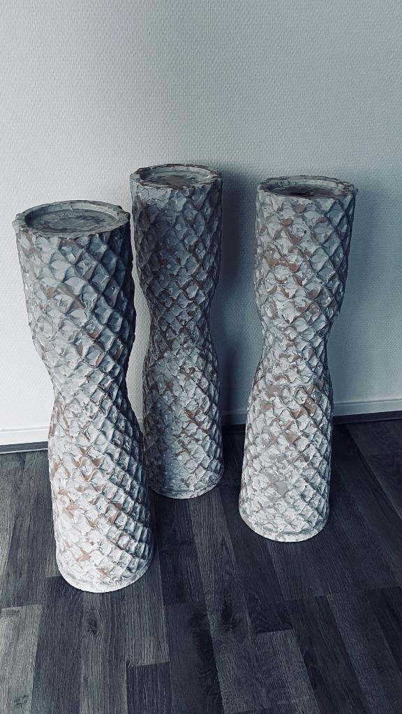 3 Decoratieve kandelaars van P T M D Collection!, Huis en Inrichting, Woonaccessoires | Kandelaars en Kaarsen, Zo goed als nieuw