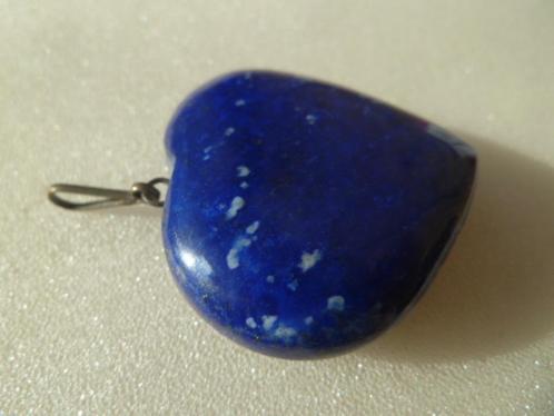 Hanger hartje Lapis lazuli (05), Sieraden, Tassen en Uiterlijk, Edelstenen, Nieuw, Ophalen of Verzenden