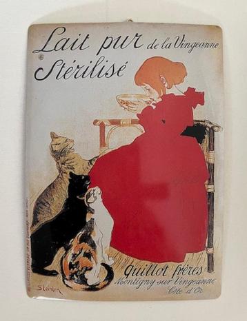 Vintage Franse reclamekaart Lait pur de la Vingeanne beschikbaar voor biedingen