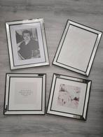 Set van 4 fotolijsten met spiegelrand Erik Kuster stijl, Ophalen of Verzenden, Zo goed als nieuw