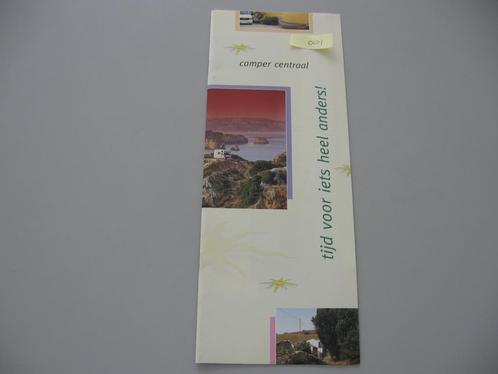 CAM 001 folder Camper Centraal, Boeken, Catalogussen en Folders, Zo goed als nieuw, Folder, Ophalen of Verzenden