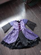 Paars/Zwarte Halloween Jurk - Maat 128, Kinderen en Baby's, Kinderkleding | Maat 128, Ophalen of Verzenden, Gebruikt, Meisje, Jurk of Rok