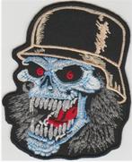 Skull stoffen opstrijk patch embleem #22, Motoren, Accessoires | Overige, Verzenden, Nieuw