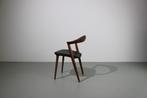 Artisan Addo stoelen, Europees walnoot, met leren zitting, Nieuw, Hout, Ophalen