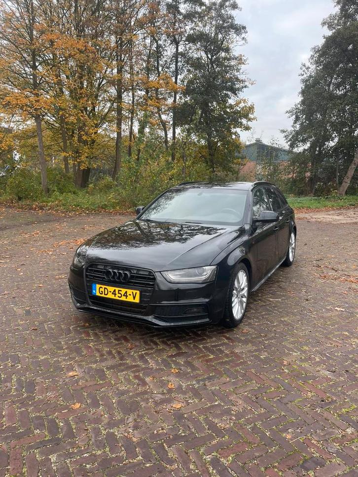 Audi A4 1.8 Tfsi 3x sline Avant Multitr. 2015 Zwart, Auto's, Audi, Particulier, A4, ABS, Adaptive Cruise Control, Airbags, Airconditioning