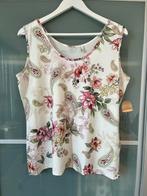 Top+dunne blouse (combi-set), maat 48/50, Kleding | Dames, Ophalen of Verzenden, Nieuw, Wit, Blouse of Tuniek
