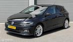 Volkswagen Polo 1.0 TSI R-LINE 95PK/DSG/NAV/ACC/CAMERA/DAB/, 95 pk, Leder en Stof, Zwart, Origineel Nederlands
