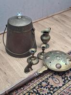 Koperen spullen,  doofpot, bedwarmer etc, Antiek en Kunst, Ophalen of Verzenden