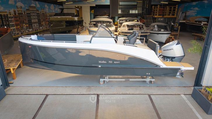 Maxima 700 Sport | 150pk Honda boegschroef en cabine, Watersport en Boten, Speedboten, Nieuw, 6 meter of meer, Overige brandstoffen