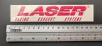 Vintage motor sticker laser exhaust, Ophalen of Verzenden, Zo goed als nieuw