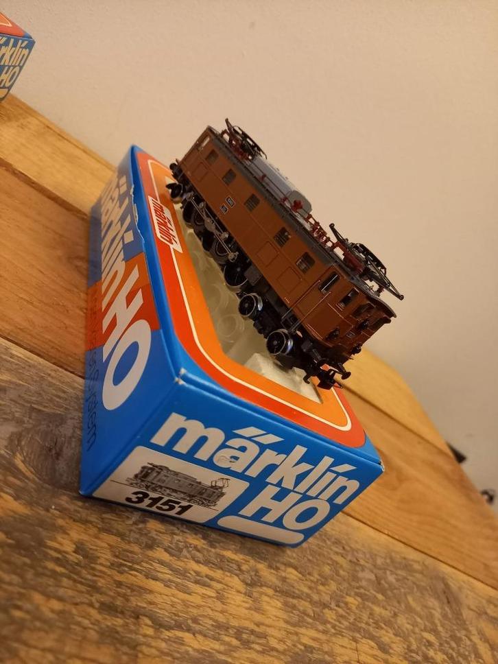 Marklin 3151 + 3167 ovp, Hobby en Vrije tijd, Modeltreinen | H0, Zo goed als nieuw, Locomotief, Wisselstroom, Märklin, Analoog
