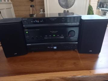 STEREO SET sony   yoko  jvc beschikbaar voor biedingen