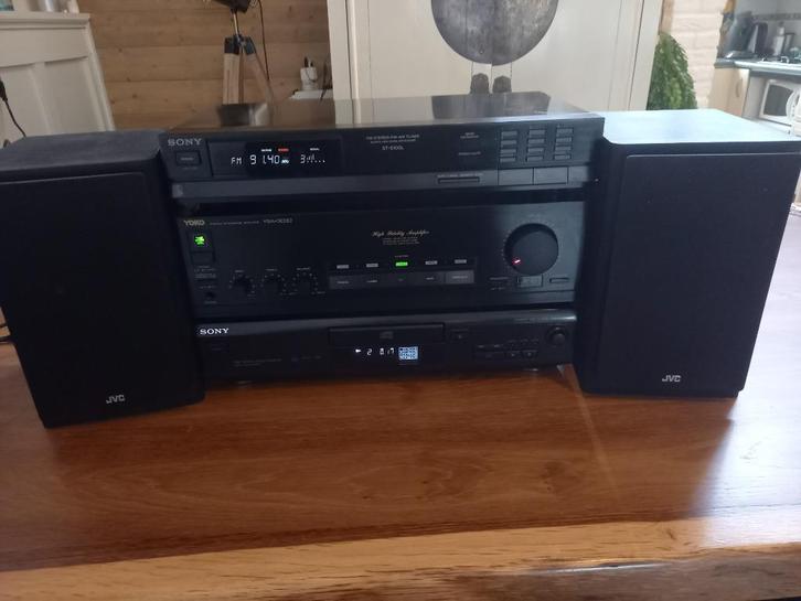 STEREO SET sony   yoko  jvc, Audio, Tv en Foto, Stereo-sets, Gebruikt, Cd-speler, Tuner of Radio, Speakers, Overige merken, Losse componenten