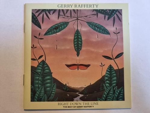 CD Gerry Rafferty - Right Down The Line ; The Best Of (1989), Cd's en Dvd's, Cd's | Rock, Gebruikt, Singer-songwriter, Ophalen of Verzenden
