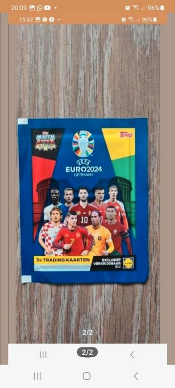 Topps match Attax UEFA Euro 2024 ( complete set) van de lidl beschikbaar voor biedingen