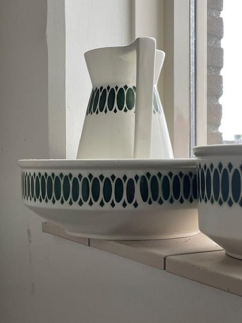 Antiek Petrus Regout lampetstel, Antiek en Kunst, Antiek | Keramiek en Aardewerk, Ophalen