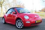 Volkswagen New Beetle Cabriolet 1.6 ORIGINEEL NL! LEUKE AUTO, Auto's, Stof, 4 cilinders, Cabriolet, 4 stoelen