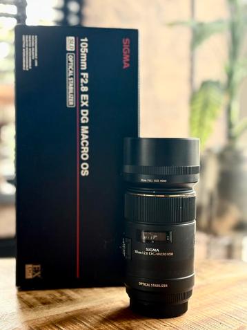 Sigma 105mm F2.8 EX DG Macro OS (Canon) beschikbaar voor biedingen