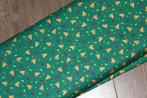 Rol 100% katoen stof - groen goud kerst design #1147, Hobby en Vrije tijd, Stoffen en Lappen, 120 cm of meer, Ophalen of Verzenden