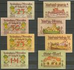 Neidenburg 25-50-75 Pf +1 M. Notgeld Noodgeld Biljet r-54, Ophalen of Verzenden, Duitsland, Setje