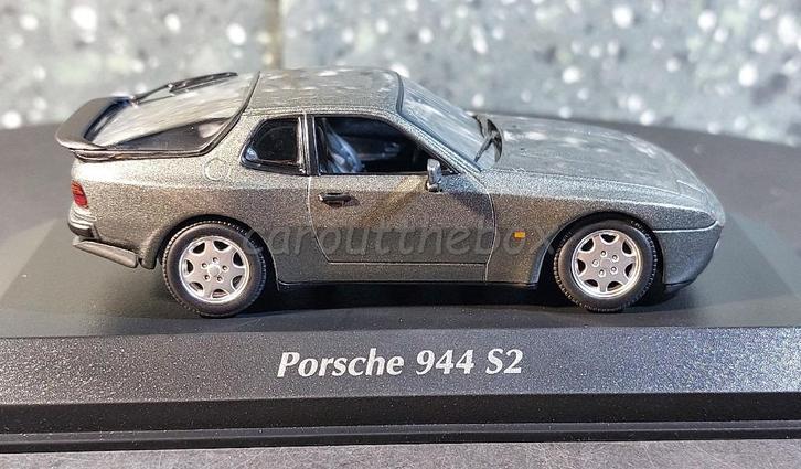 Porsche 944 S2 1989 grijs 1:43 Maxichamps Max027, Hobby en Vrije tijd, Modelauto's | 1:43, Nieuw, Auto, Overige merken, Verzenden