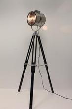 Industriële Vloerlamp Tripod Filmspot Modern, Huis en Inrichting, Lampen | Vloerlampen, Ophalen, Nieuw, Metaal, 100 tot 150 cm