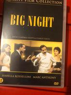 Big Night, Cd's en Dvd's, Dvd's | Komedie, Ophalen of Verzenden, Zo goed als nieuw